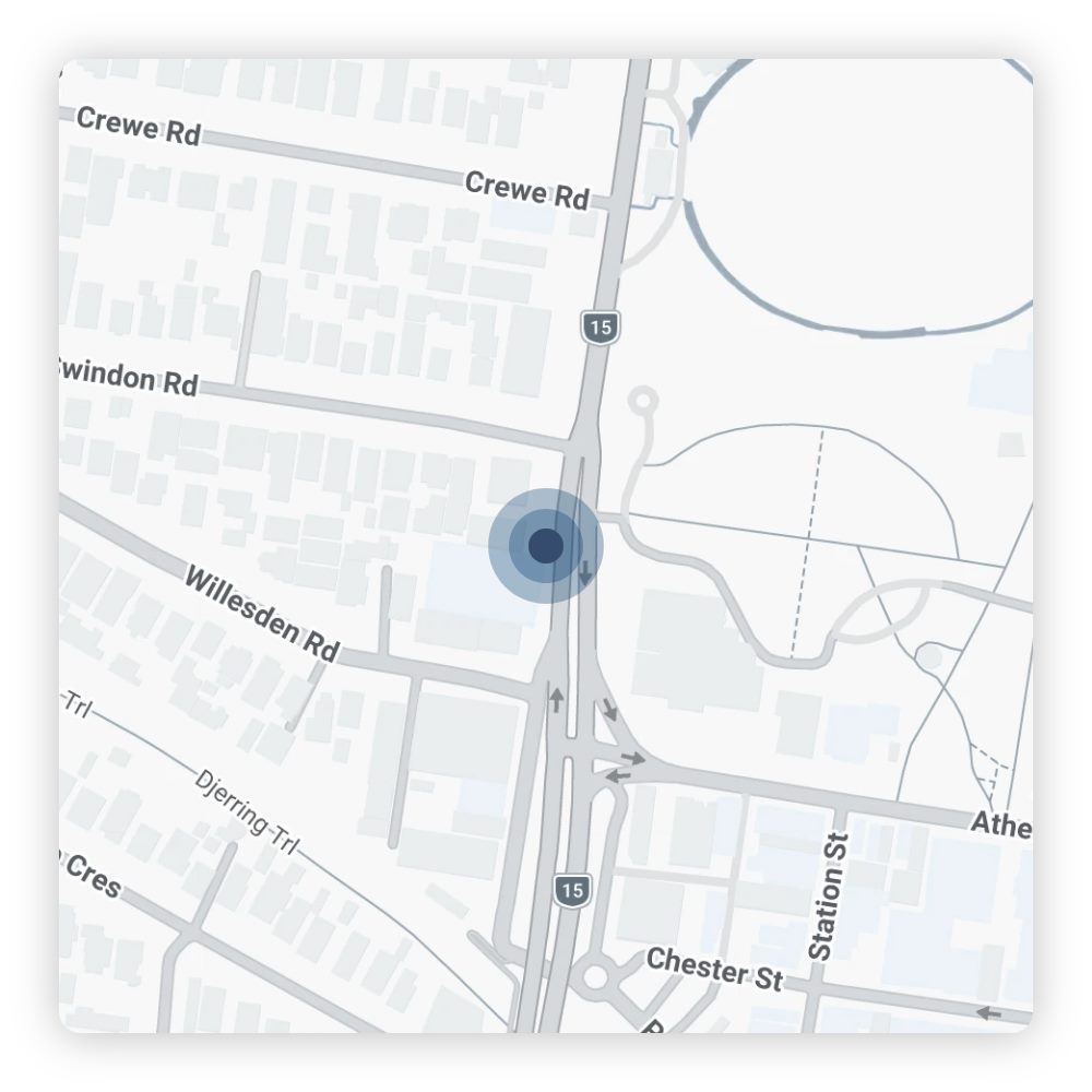 Map showing the Align Health Collective clinic on Warrigal Rd, Hughesdale